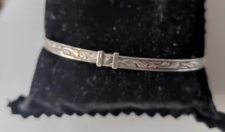 Pulseras de plata de ley