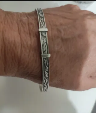 Pulseras de plata de ley