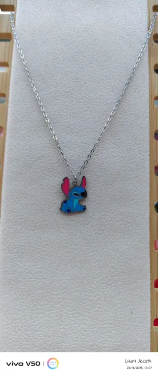 Collare per bambini Stitch con catena