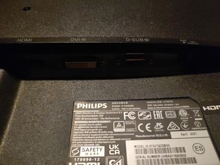 Monitor Philips pantalla pc  Full HD 27" HDMI Alta