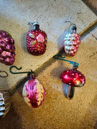 Palle di Natale in vetro soffiato anni 60