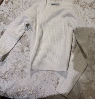 Pull&Bear Blusa Blanca Talla S