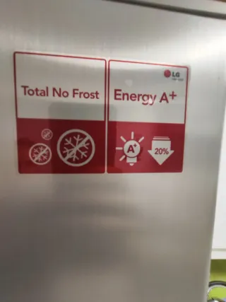 Nevera LG Inox
