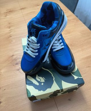 Zapatillas Bape Nuevas Azul y Negro