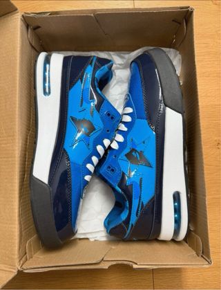Zapatillas Bape Nuevas Azul y Negro