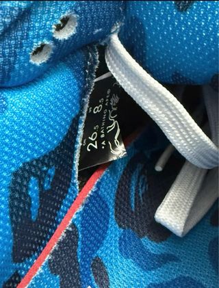 Zapatillas Bape Nuevas Azul y Negro