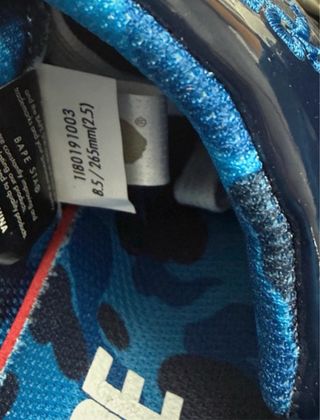 Zapatillas Bape Nuevas Azul y Negro