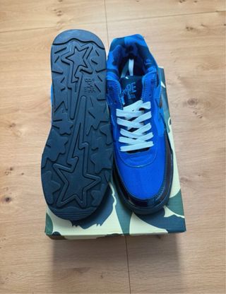 Zapatillas Bape Nuevas Azul y Negro