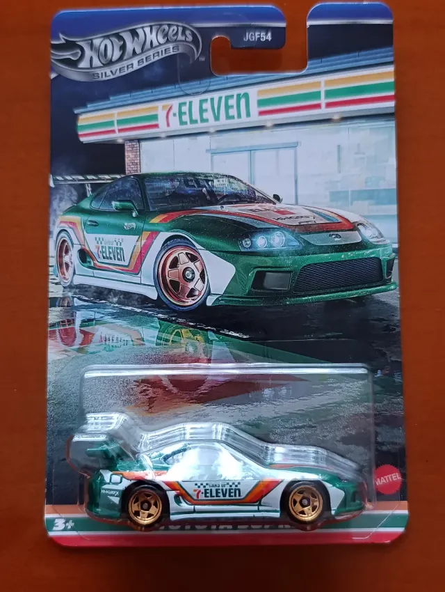 Hot Wheels Toyota Supra 7-Eleven Silver Series