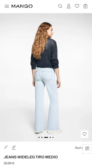 Pantalones vaqueros Mango Teen nuevos