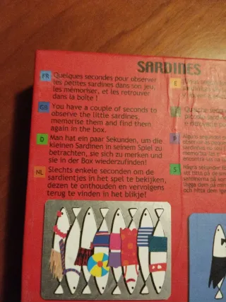 Juego de mesa Sardines Djeco