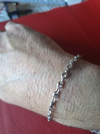 Pulsera plata 925 calabrote eslabon tipo ancla