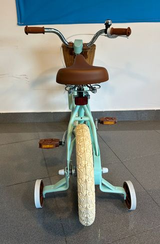 Bicicleta infantil mint con cesta