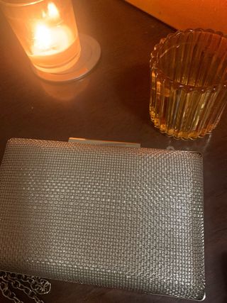 Bolso de fiesta Parfois plateado