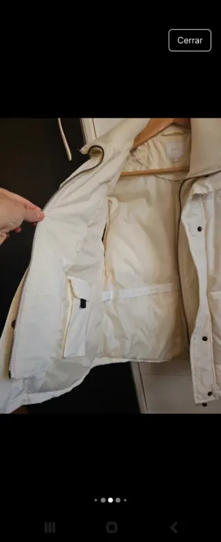 Chaleco Amichi Beige/Blanco