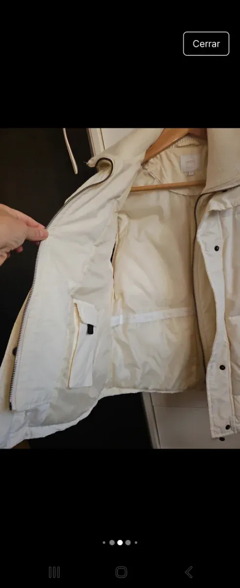 Chaleco Amichi Beige/Blanco