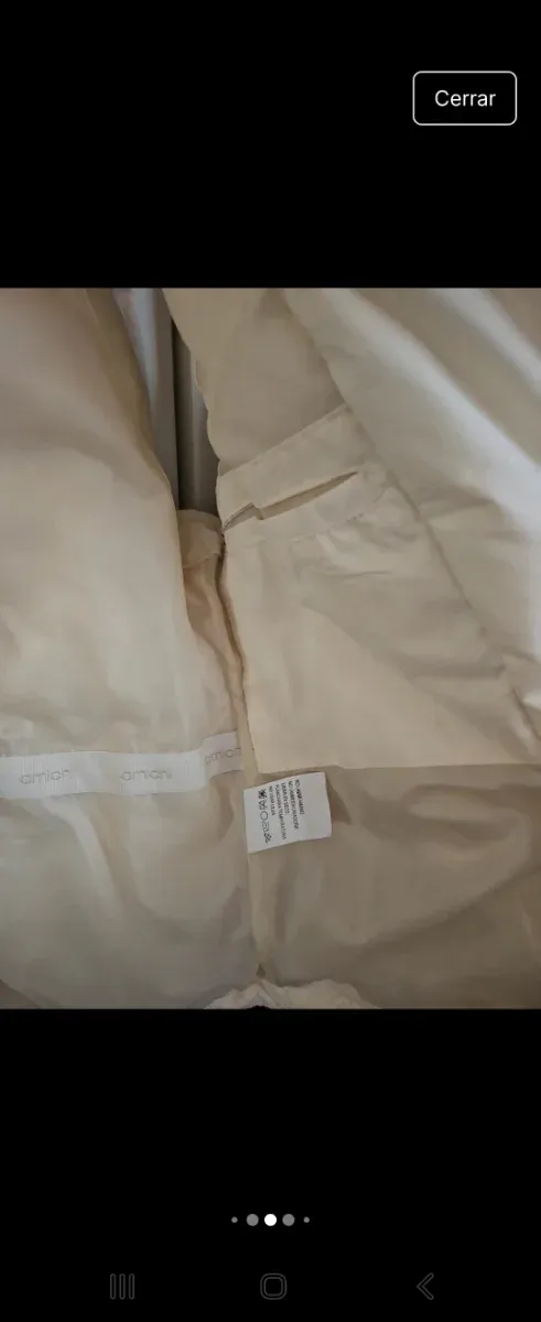 Chaleco Amichi Beige/Blanco