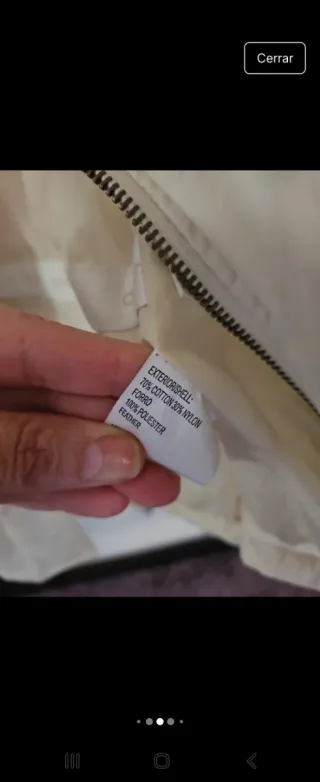 Chaleco Amichi Beige/Blanco