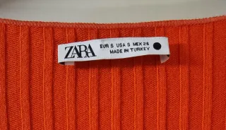 Zara Vestito Lungo Arancione