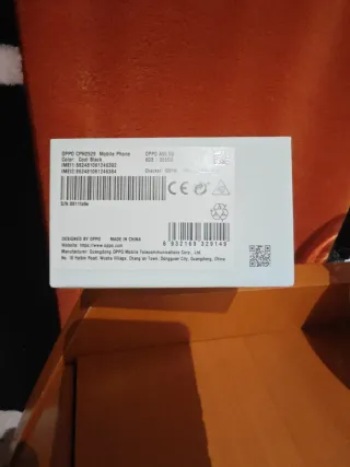Caja Oppo A98 5G caja vacia