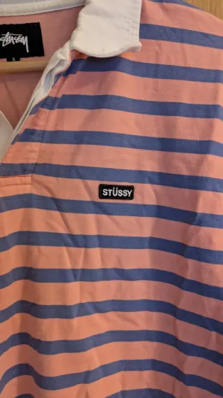 Camiseta Stussy Rayas Multicolor Manga Larga