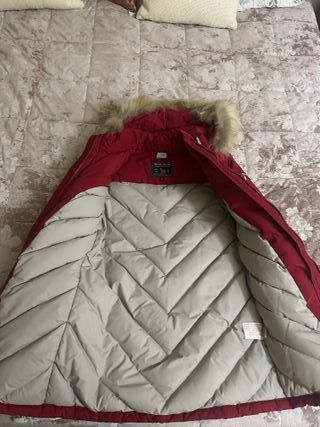 Woolrich Parka Rossa Donna Taglia 14 Anni/XS