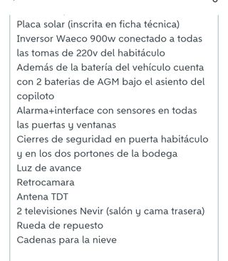 Autocaravana perfilada benimar tessoro 442