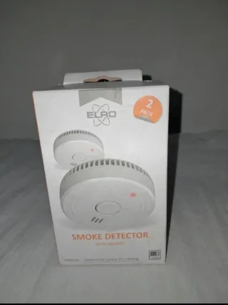 Detector de Humo ELRO Pack 2 con Imán