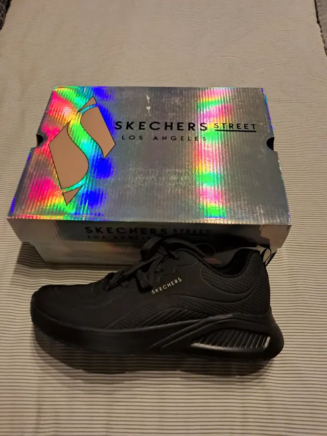 Zapatillas Skechers Street Negras