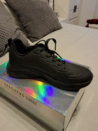 Zapatillas Skechers Street Negras