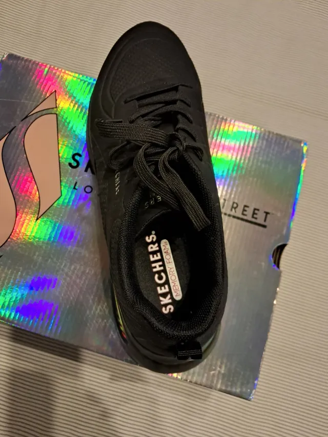 Zapatillas Skechers Street Negras