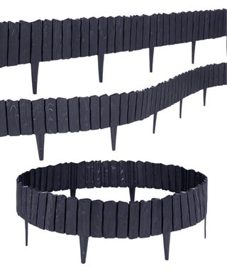 Barrera Borde Jardín Negro