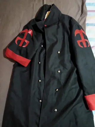 Gabardina Cosplay/LARP Negra y Roja