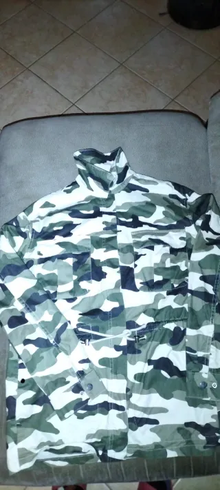 Giacca leggera donna mimetica taglia M