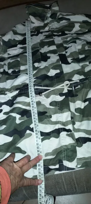 Giacca leggera donna mimetica taglia M