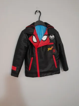 Cazadora Spiderman Piel Talla 3 Años