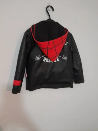 Cazadora Spiderman Piel Talla 3 Años