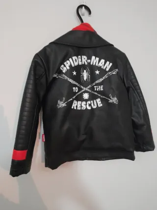 Cazadora Spiderman Piel Talla 3 Años
