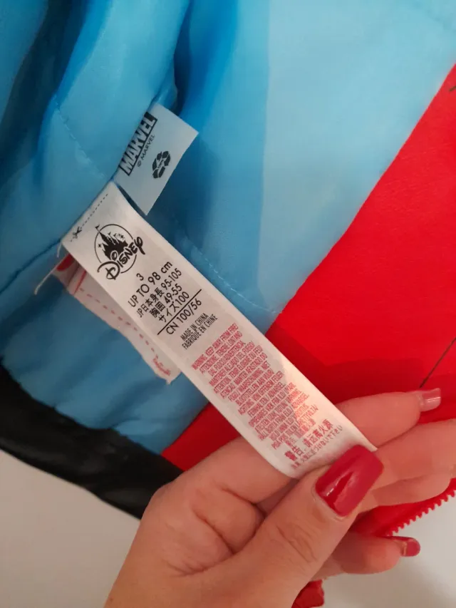 Cazadora Spiderman Piel Talla 3 Años