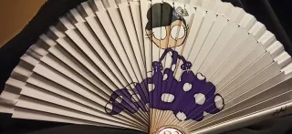 Abanicos pintados a mano