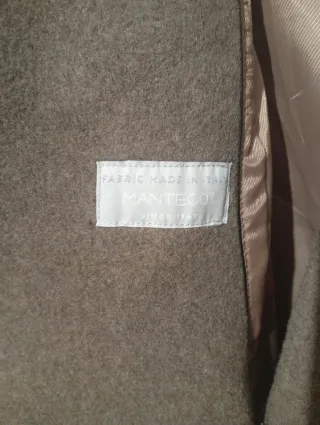 Abrigo marrón hombre Y otro Gris de Sheinn