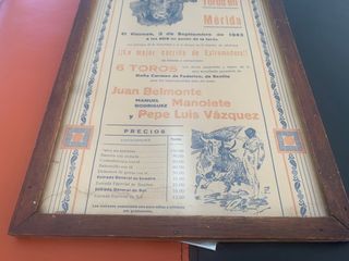 Cartel 1943 Toros Manolete