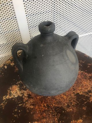 Antiguos Aguamanil Barral de Quart barro