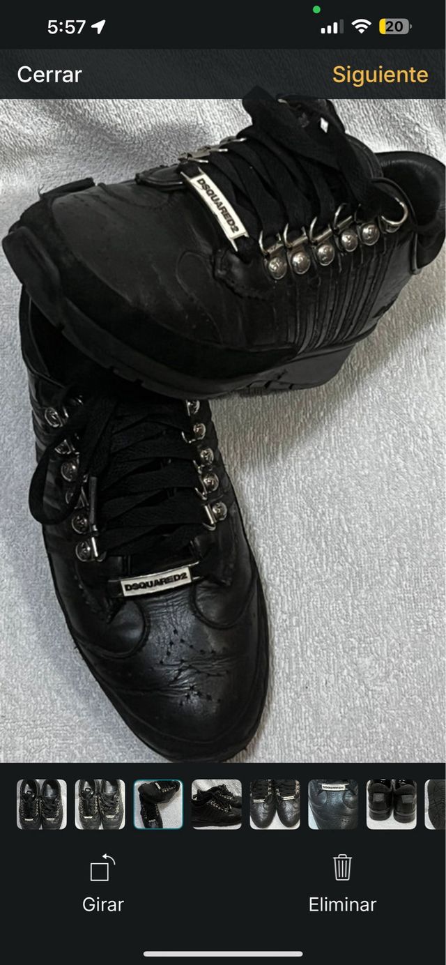 Sneakers Dsquared2 in pelle nere