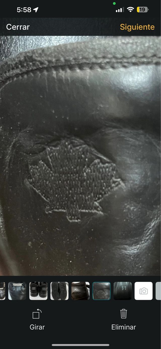 Sneakers Dsquared2 in pelle nere