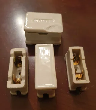 Portafusibles porcelana antiguos