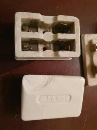 Portafusibles porcelana antiguos