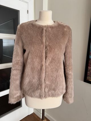 Chaquetón pelo sintético Naf Naf Talla S