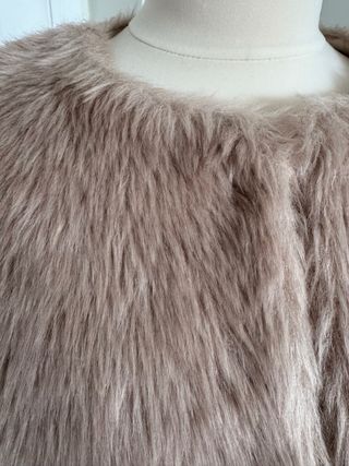 Chaquetón pelo sintético Naf Naf Talla S