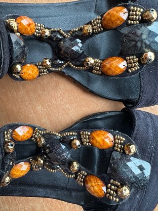 Sandalias Marypaz Negras Mujer